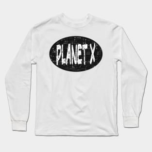 Planet X Spaceman Logo Science Fiction Sci fi Long Sleeve T-Shirt